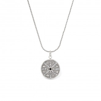 STEEL NECKLACE WITH EYE