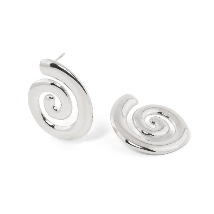 PENDIENTES CARACOL DE ACERO