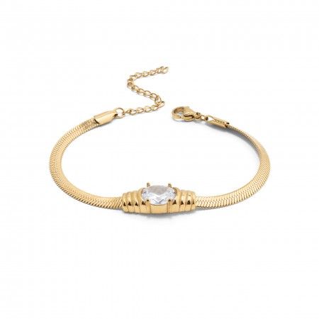 PULSERA BRILLANTE DE ACERO