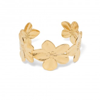 STEEL FLOWERS BRACELET