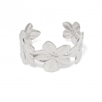 STEEL FLOWERS BRACELET