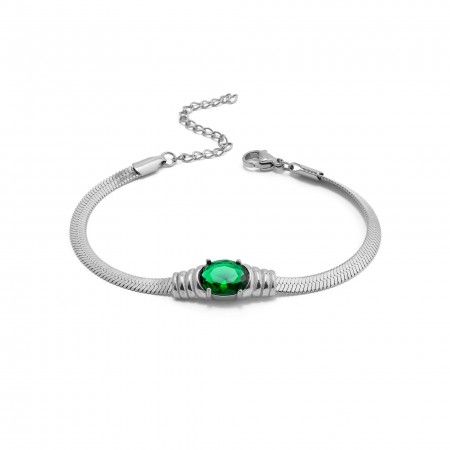 PULSERA BRILLANTE DE ACERO