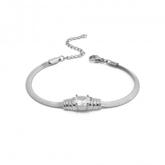 PULSEIRA AÇO ZIRCÃO PULSEIRA AÇO ZIRCÃO