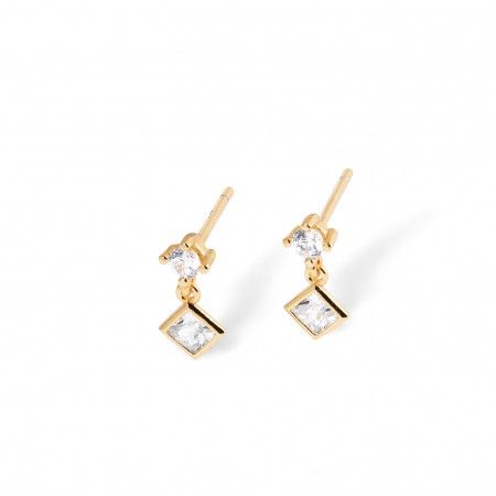 SHINY SILVER EARRINGS