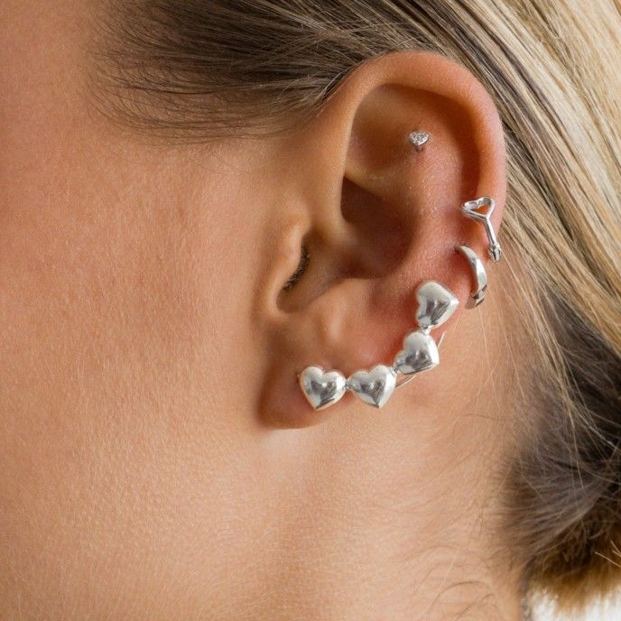 EAR CUFF CORAZONES