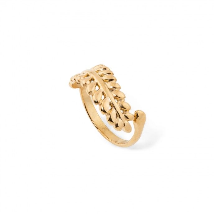 ANILLO HOJAS DE ACERO