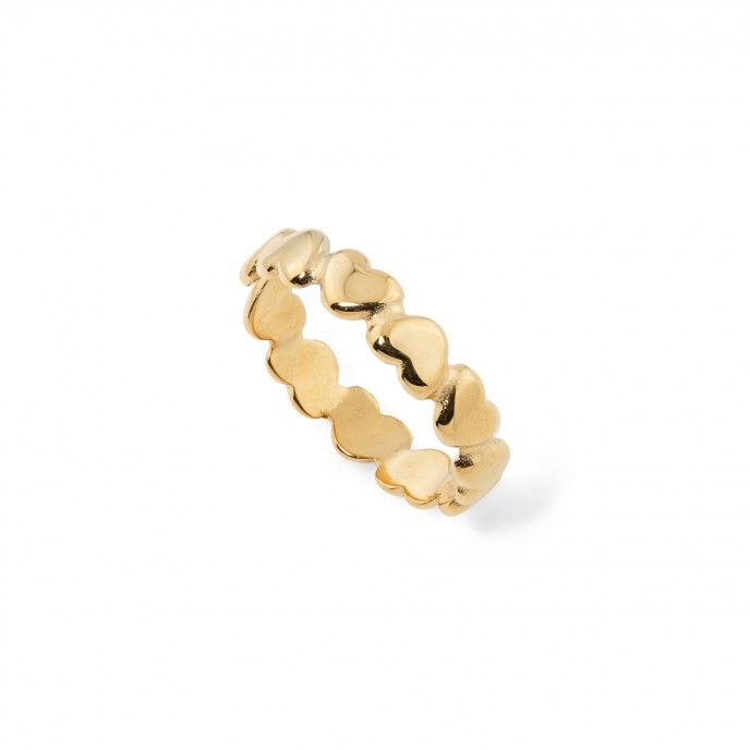 ANILLO CORAZONES DE ACERO