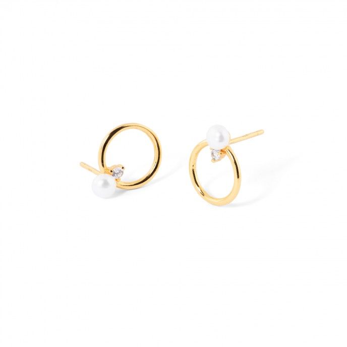 SILVER CIRCLE EARRINGS