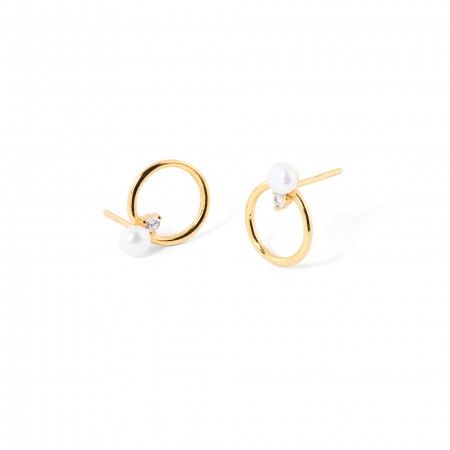 SILVER CIRCLE EARRINGS