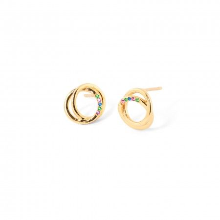 SILVER CIRCLES EARRINGS