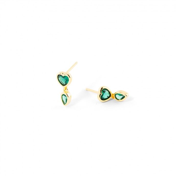 SILVER HEART EARRINGS
