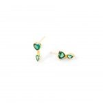 Gold Plated Silver - Green