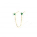 Gold Plated Silver - Green