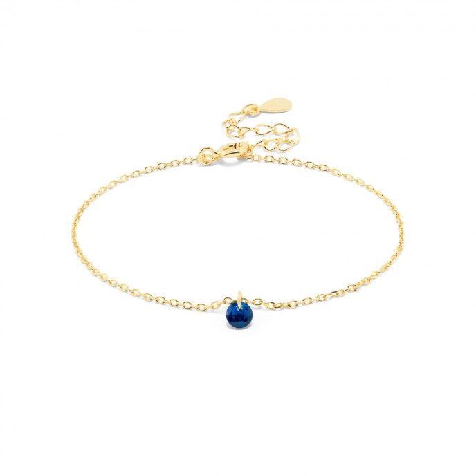 SILVER BRACET WITH ZIRCON