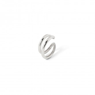 SILVER DOUBLE EAR CUFF