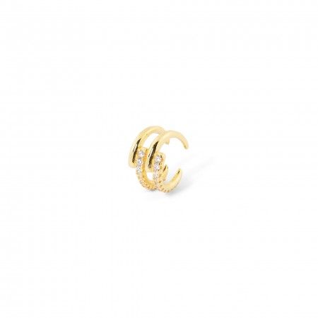 SILVER SHINY EAR CUFF