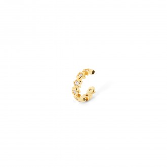 SILVER STARS EAR CUFF