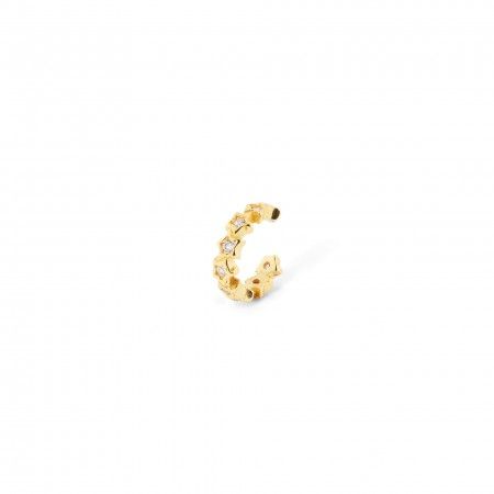 SILVER STARS EAR CUFF