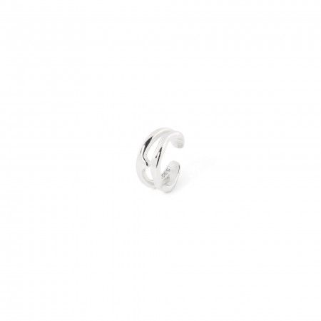 SILVER DOUBLE EAR CUFF
