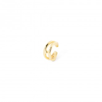 SILVER DOUBLE EAR CUFF