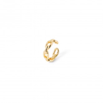 SILVER LINKS EAR CUFF