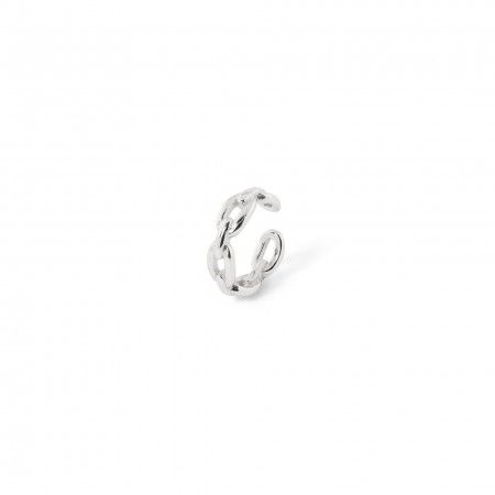 SILVER LINKS EAR CUFF