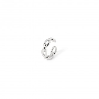SILVER LINKS EAR CUFF