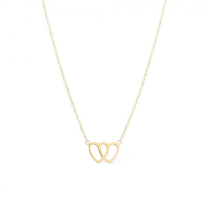 COLLAR CON DOS CORAZONES