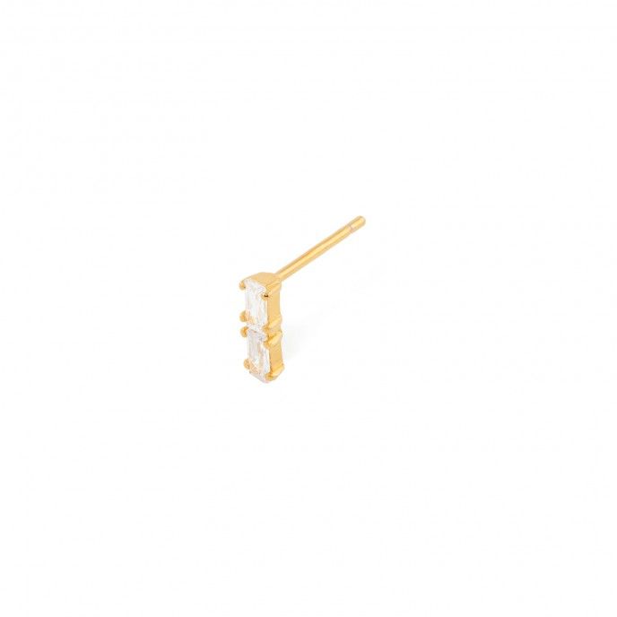 SILVER SHINY EARRING