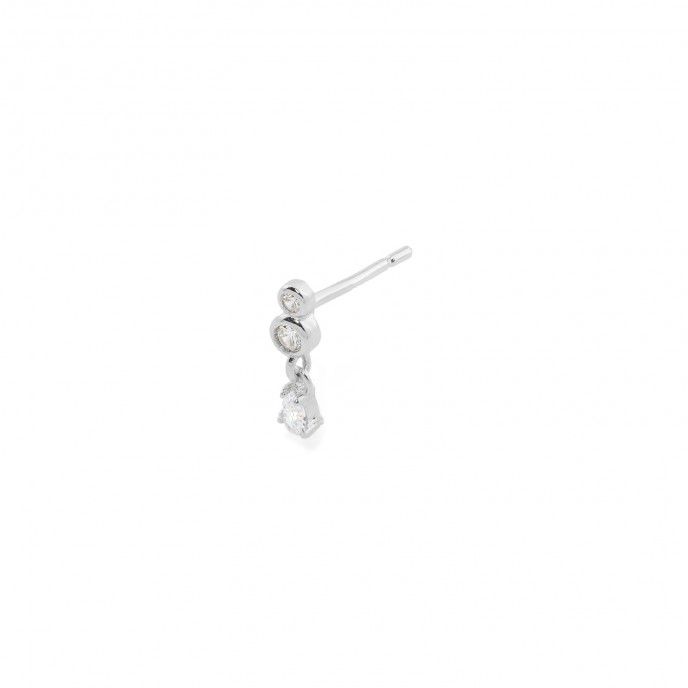 SILVER SHINY EARRING