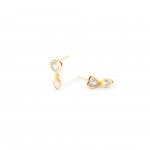 Gold Plated Silver - Zircon