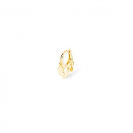 SILVER HOOP WITH PLATES SILVER HOOP WITH PLATES