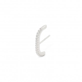 SILVER SHINY EARRING
