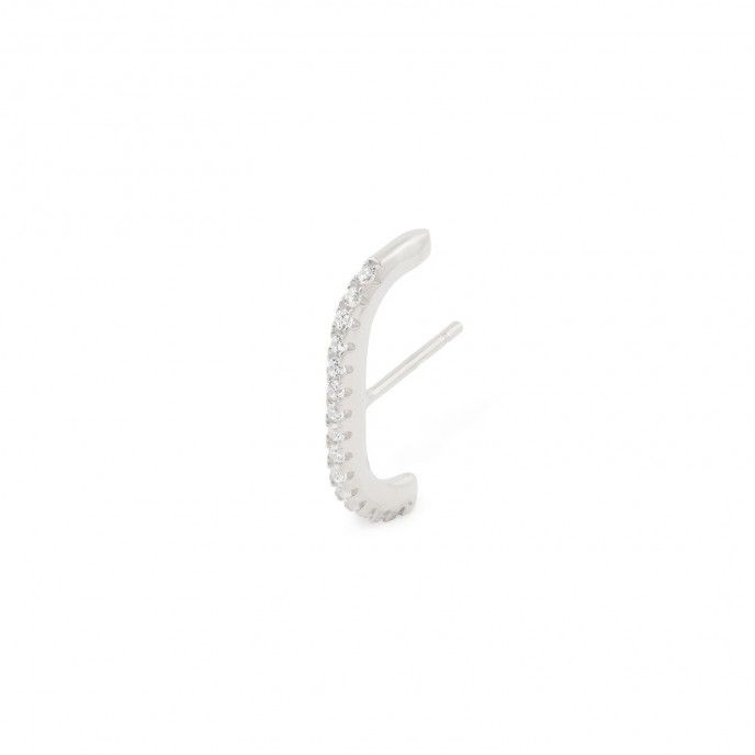 SILVER SHINY EARRING