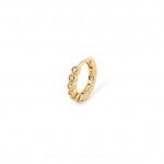 Gold Plated Silver - Zircon