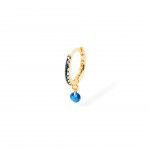 Gold Plated Silver - Blue