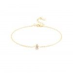Gold Plated Silver - Zircon