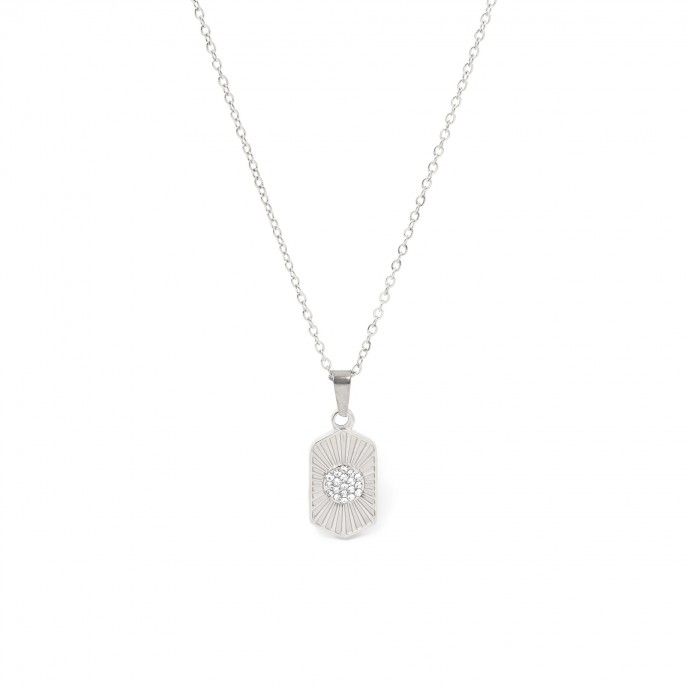 STEEL GEOMETRIC NECKLACE