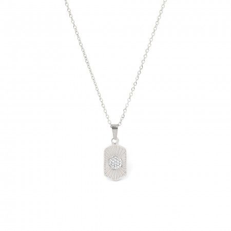 STEEL GEOMETRIC NECKLACE