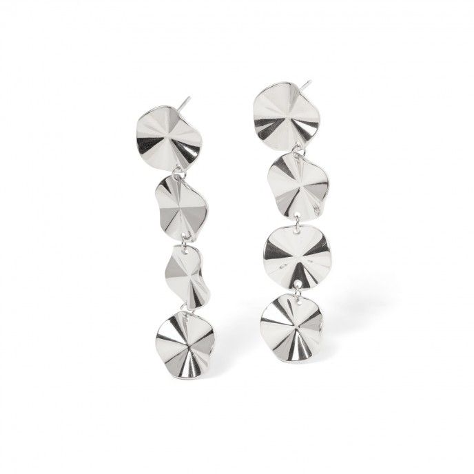 STEEL WAVE EARRINGS