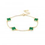 MALACHITE GOLD BATH SILVER