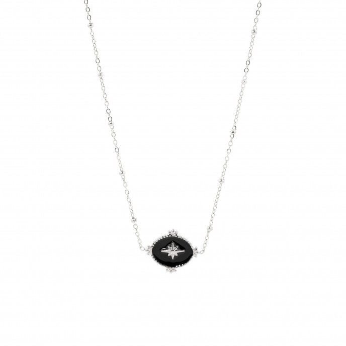 STEEL NECKLACE WITH STAR