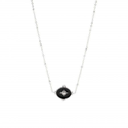 STEEL NECKLACE WITH STAR