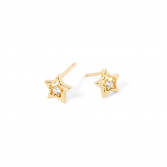 SILVER STAR EARRINGS