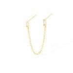 Gold Plated Silver - Zircon