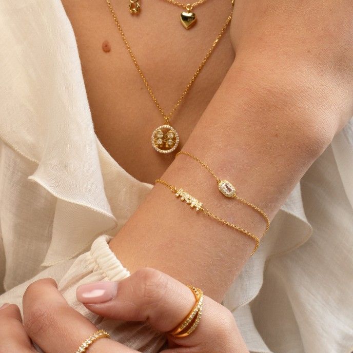 SILVER MOM BRACELET