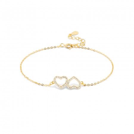 BRACELET WITH HEARTS