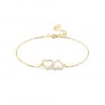 Gold Plated Silver - Zircon