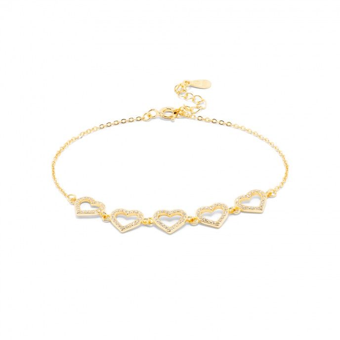 BRACELET WITH HEARTS
