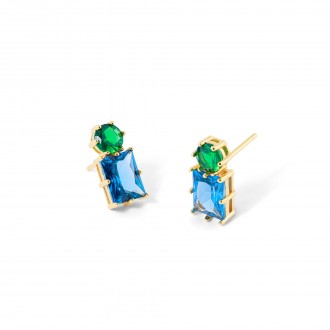 EARRINGS WITH ZIRCONS